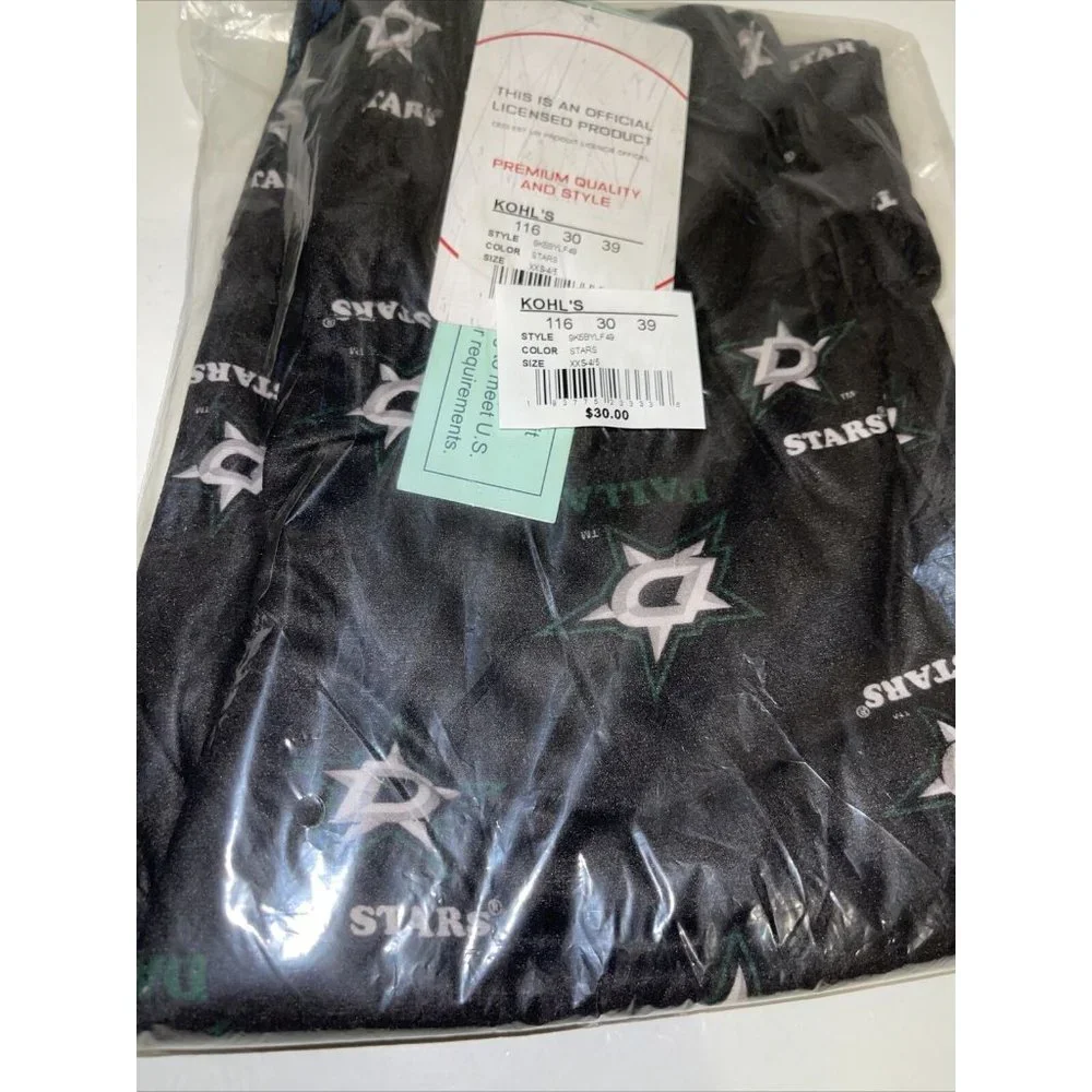 Little Boys Dallas Stars NHL Lounge Pants Size 4-5
